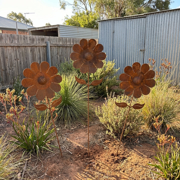 Daisy Flower 1000mm tall Metal Garden Art