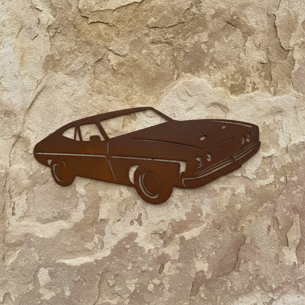XC Ford Coupe Metal Wall Art