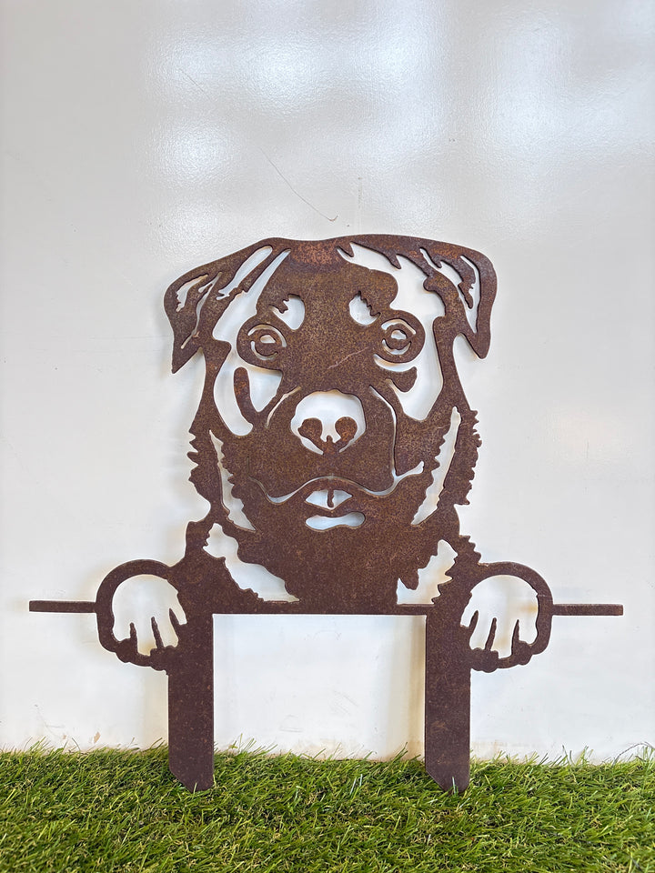 Rottweiler  - Dog Memorial Plaque - Metal Art