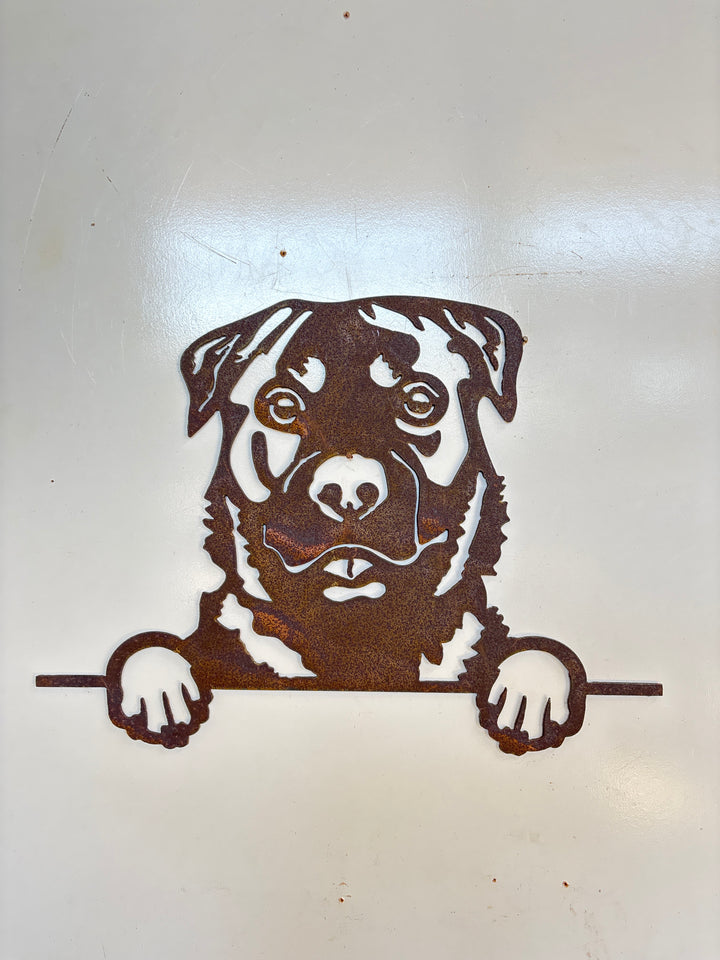 Rottweiler  - Dog Memorial Plaque - Metal Art