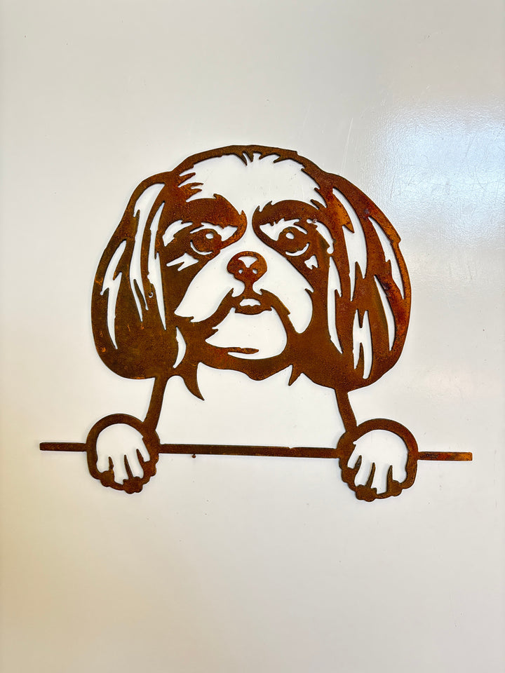 Shih Tzu - Dog Memorial Plaque - Metal Art