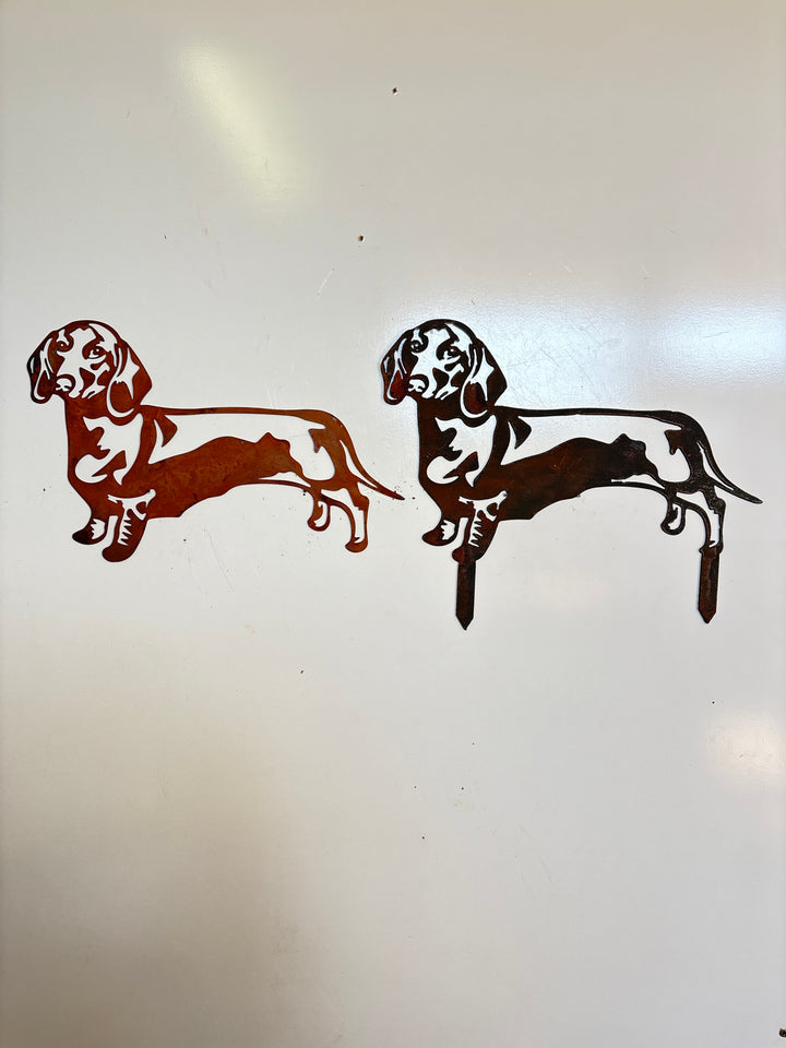Sausage Dog - Dachshund Metal Wall Art