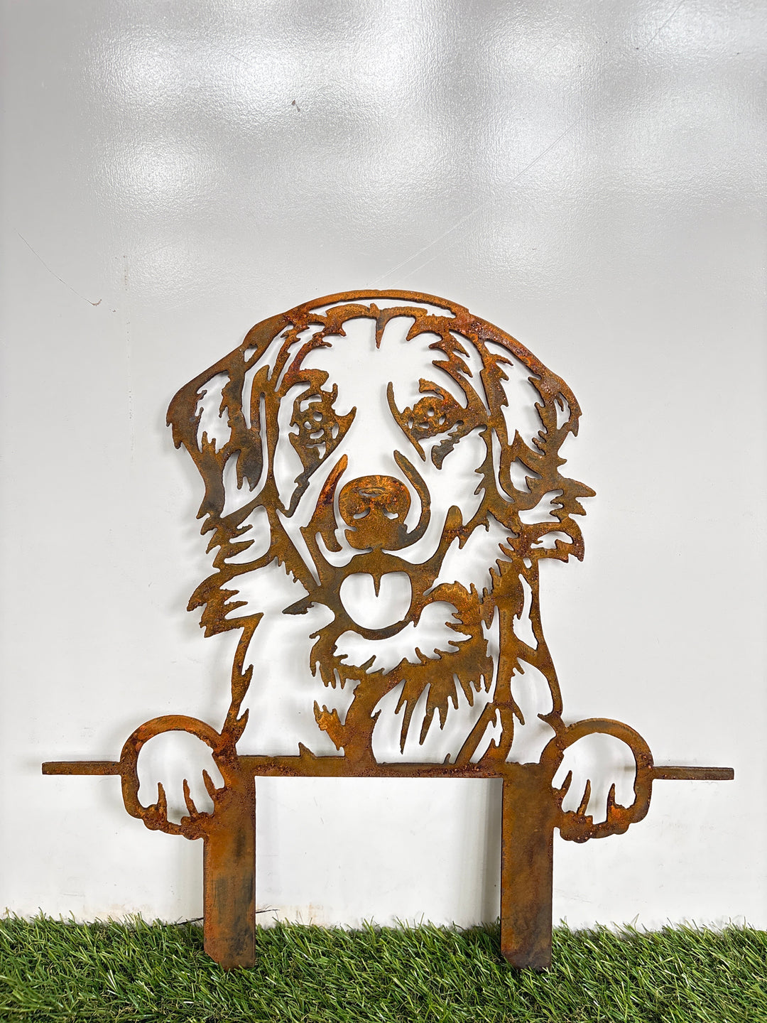 Golden Retriever - Dog Memorial Plaque - Metal Art