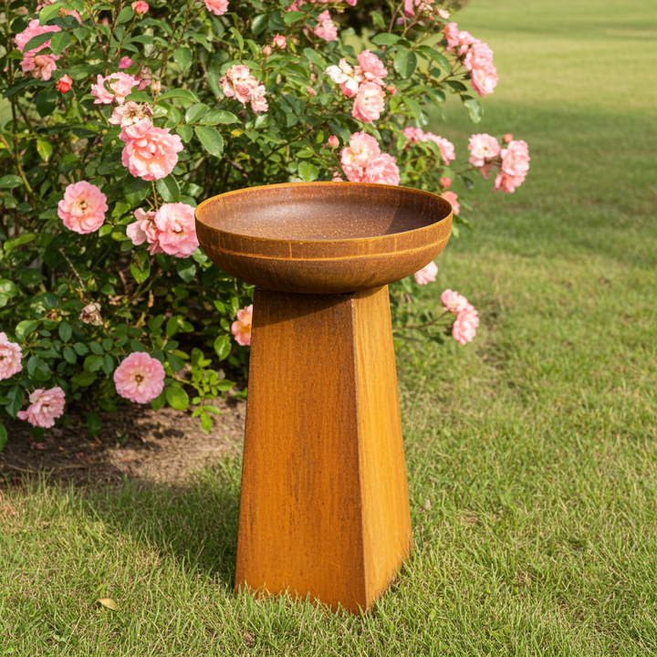 Contemporary Free Standing Bird Bath