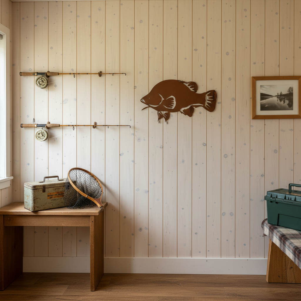 Yellow Belly Golden Perch Metal Wall Art