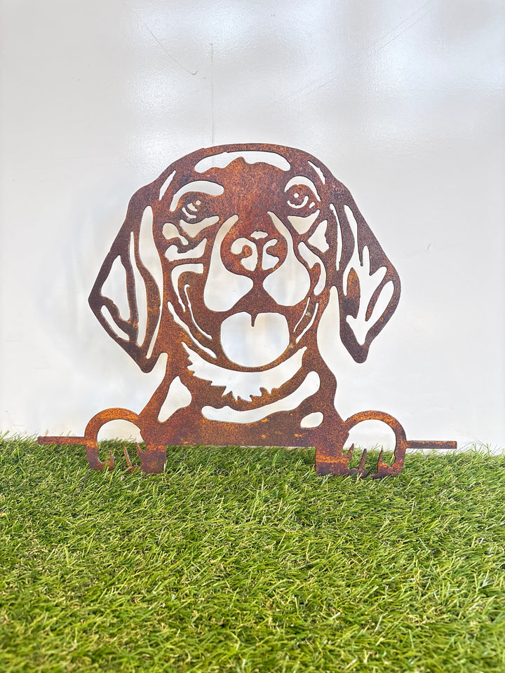 Beagle - Dog Memorial Plaque - Metal Art
