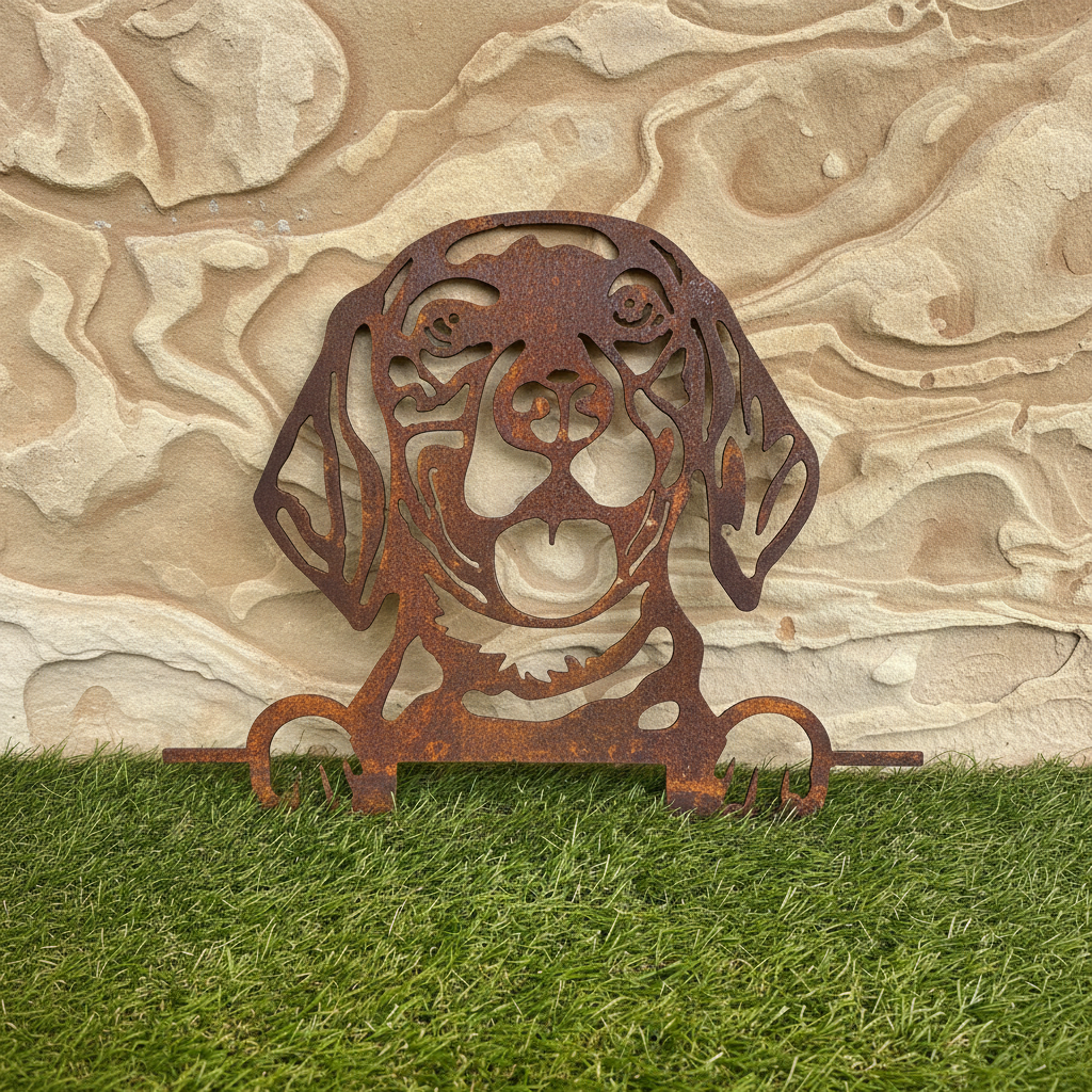 Beagle - Dog Memorial Plaque - Metal Art