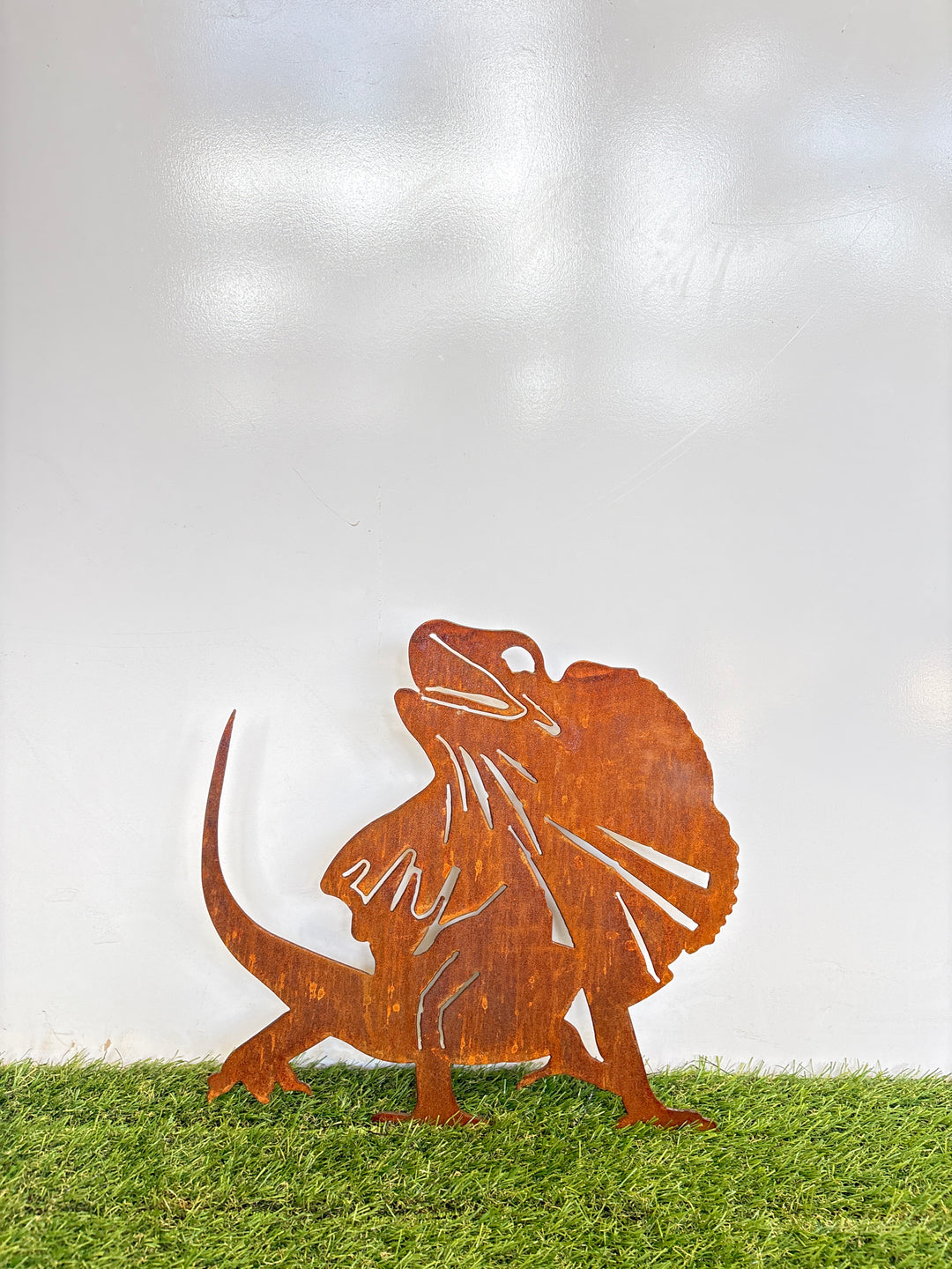 Frill-Necked Lizard Metal Garden Art
