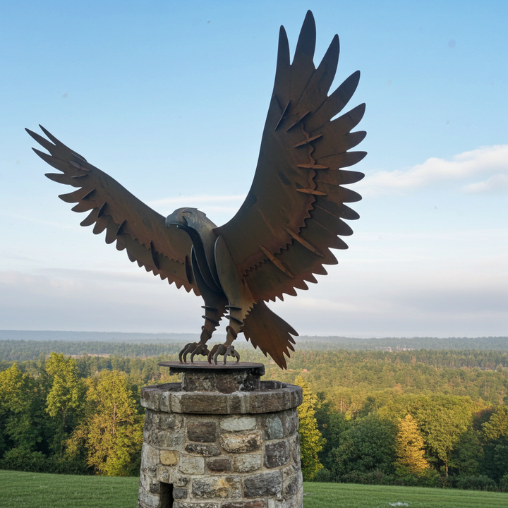 Wedge Tailed Eagle - Metal Sculpture - Garden Features