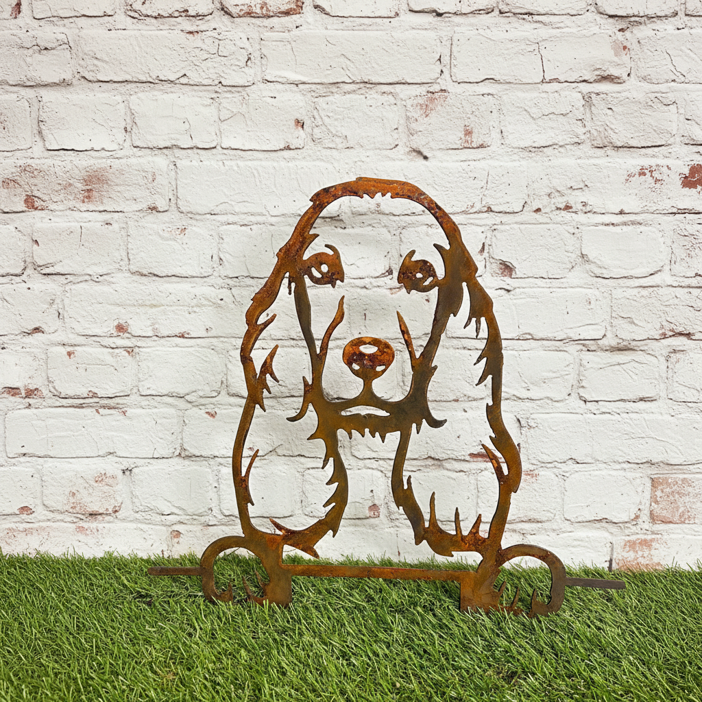 Cocker Spaniel - Dog Memorial Plaque - Metal Art