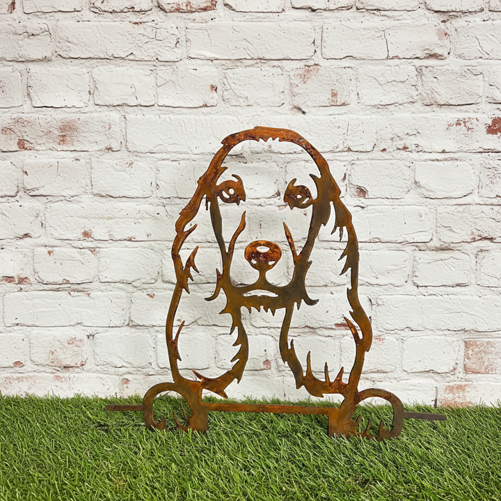 Cocker Spaniel - Dog Memorial Plaque - Metal Art