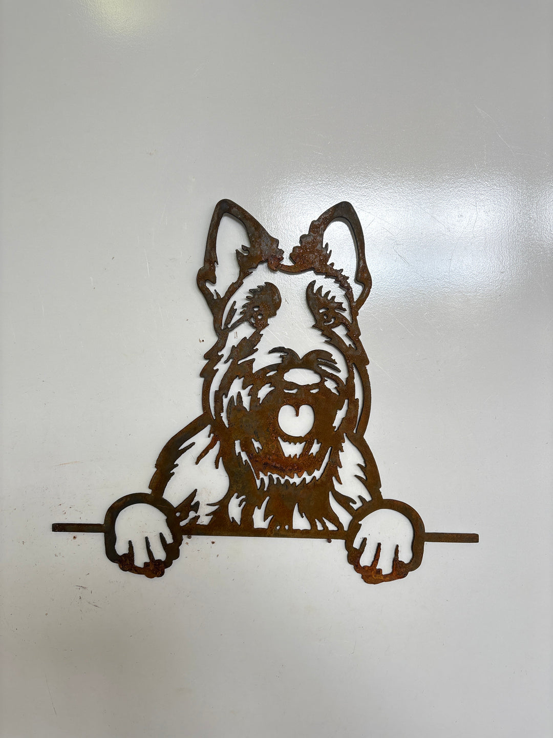 Scottish Terrier  - Dog Memorial Plaque - Metal Art
