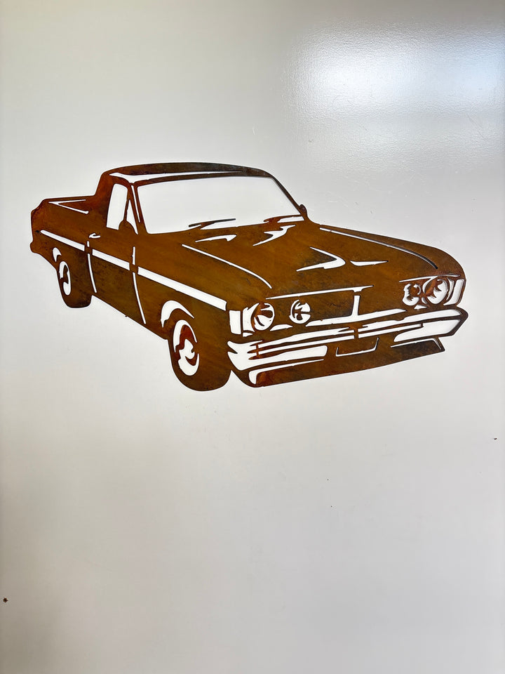 XY Ford Ute Metal Wall Art