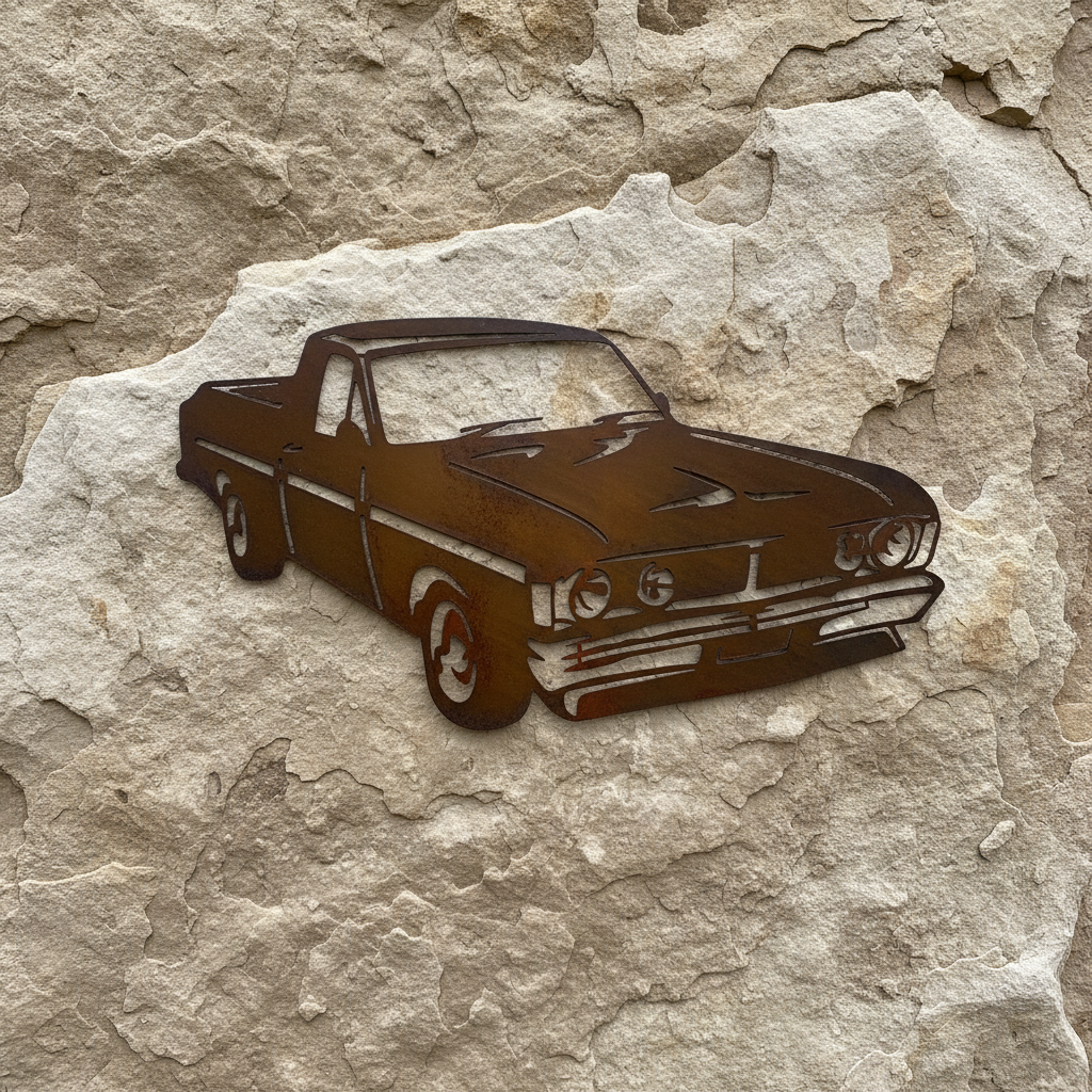 XY Ford Ute Metal Wall Art