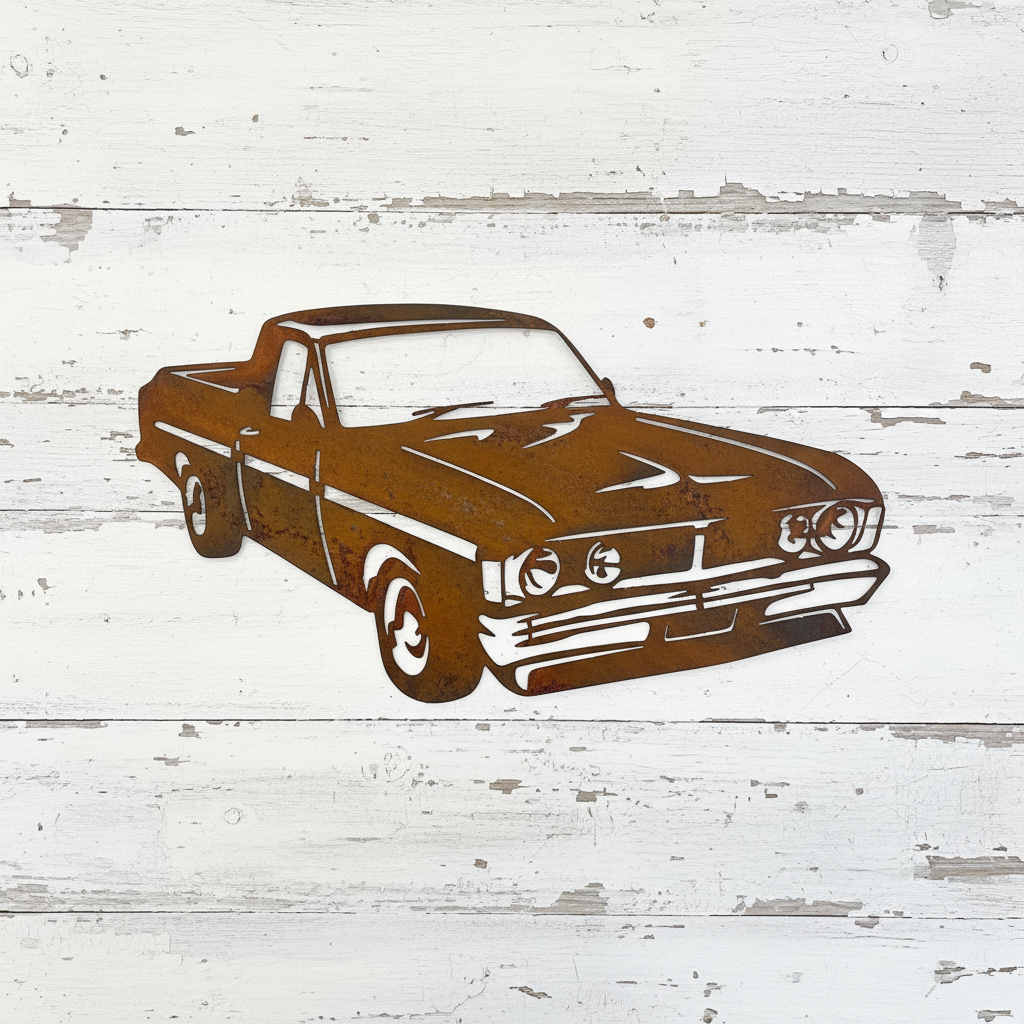 XY Ford Ute Metal Wall Art
