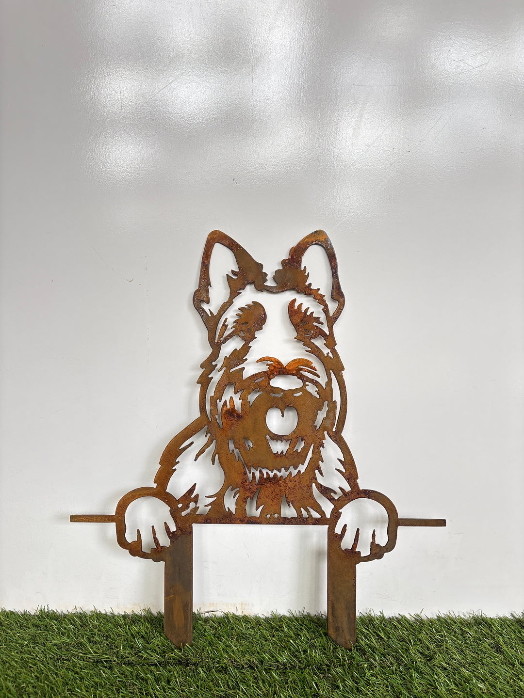 Scottish Terrier  - Dog Memorial Plaque - Metal Art