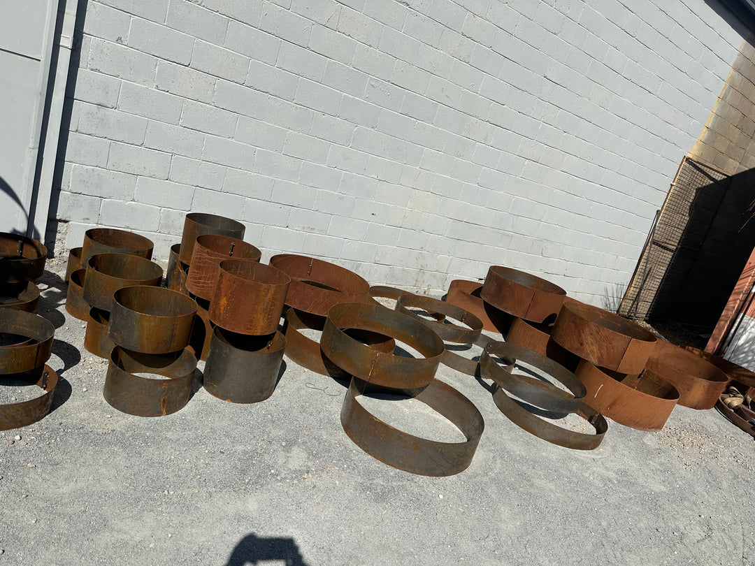 Steel Tree Rings – Split &amp; Bolt-Together Garden Edging