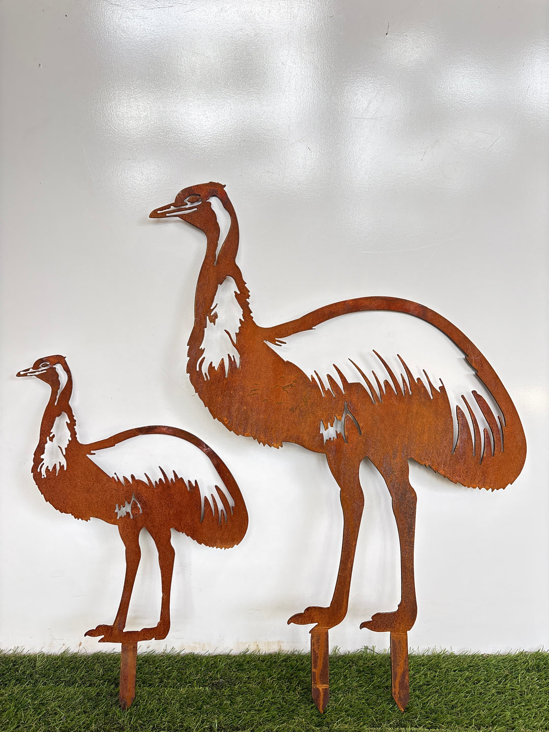 Metal Emu Garden Art