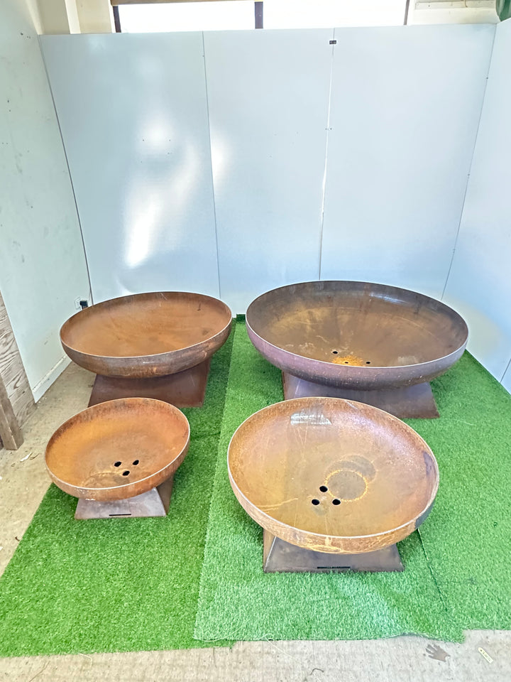 Contemporary Shallow Bowl Fire Pit