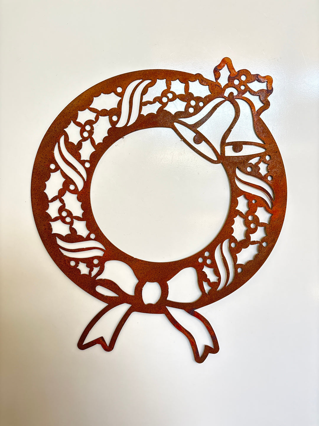 Christmas wreath Metal Wall Art