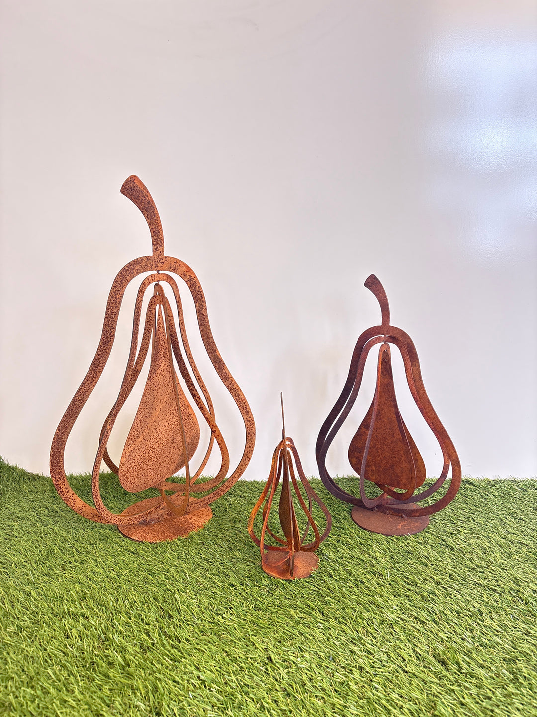 3d Pears Small Sizes (3 sizes available)Metal Garden Art