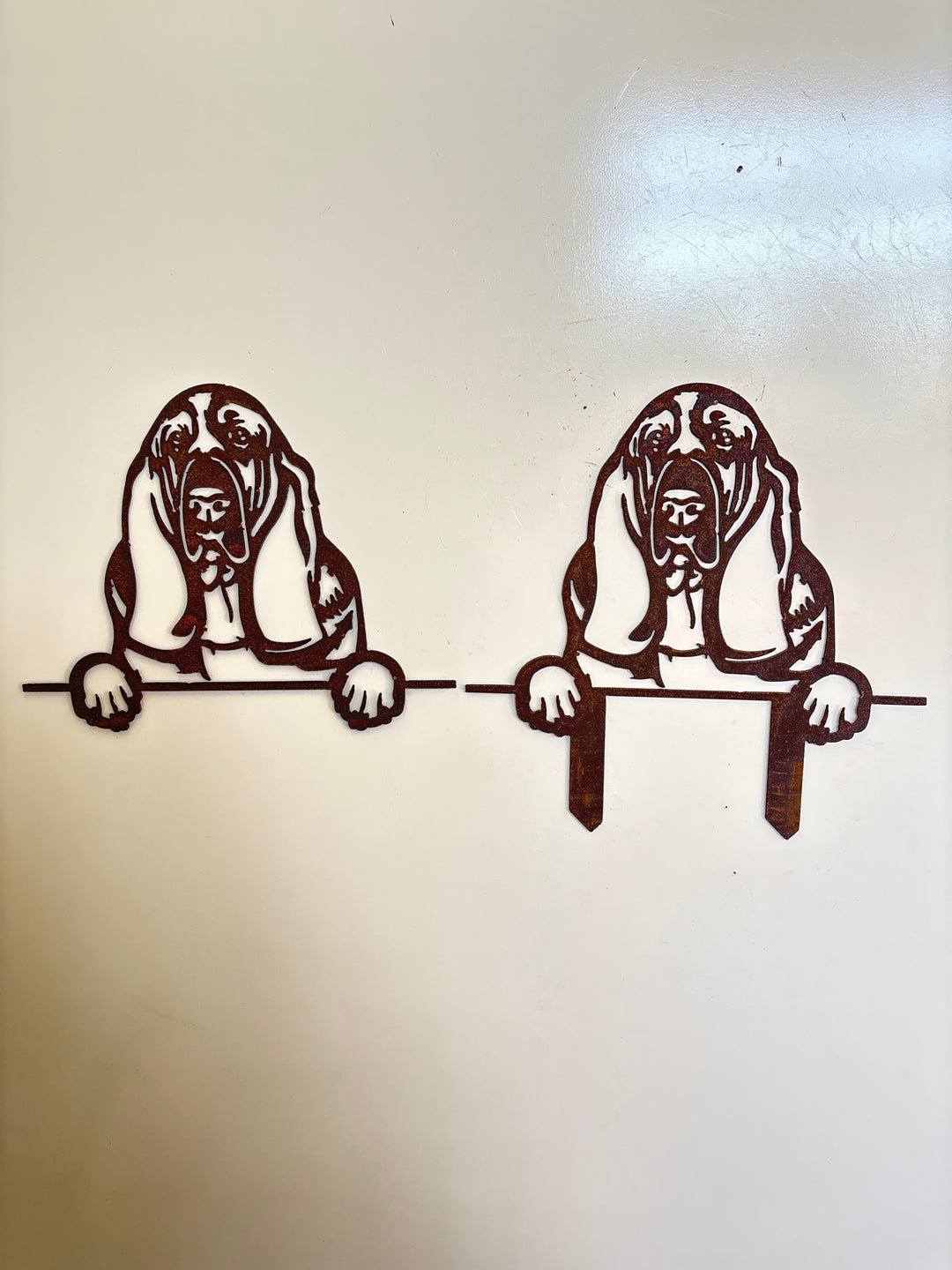 Basset Hound - Dog Memorial Plaque - Metal Art