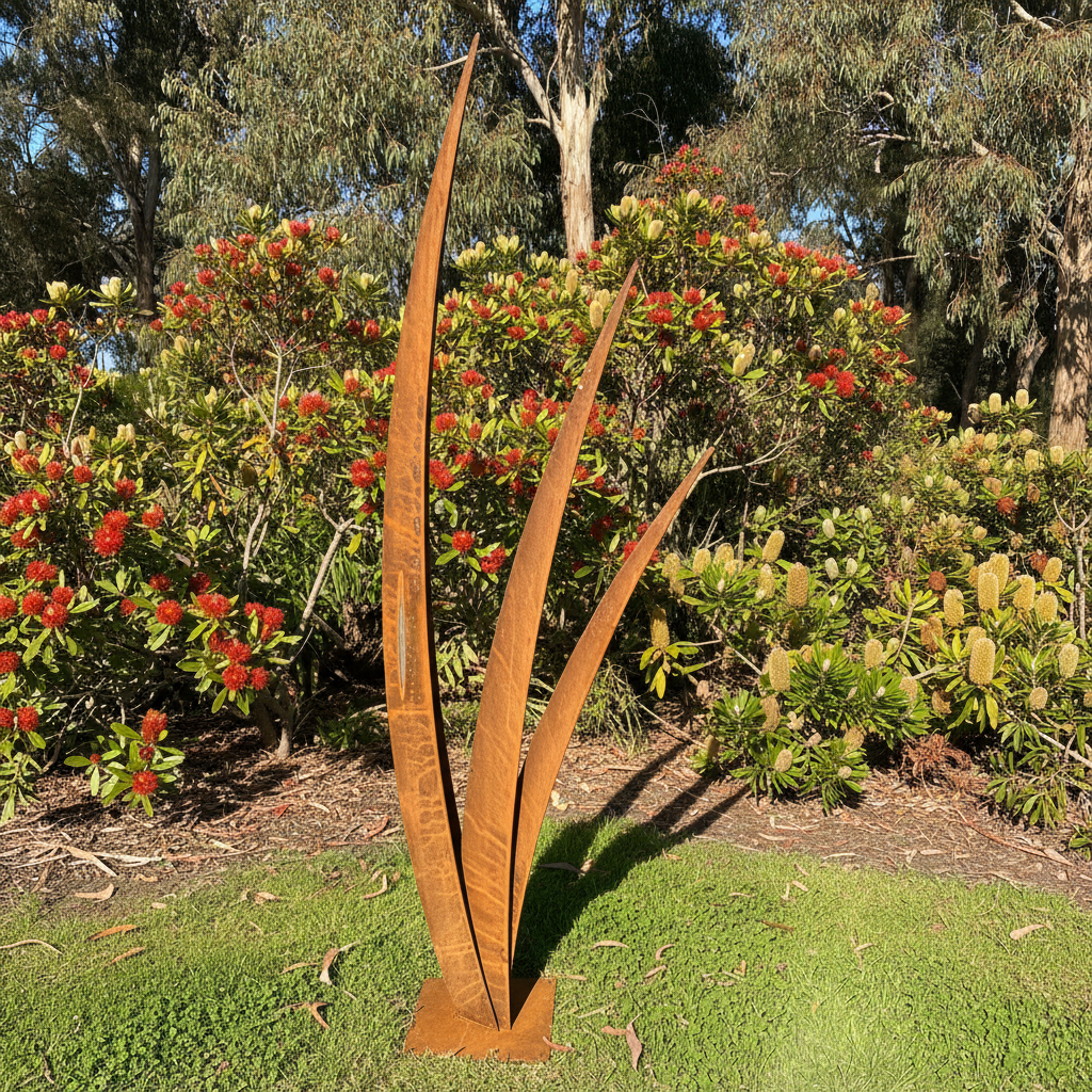 Rustling Plains – Metal Grass Sculpture | Australian Garden Art