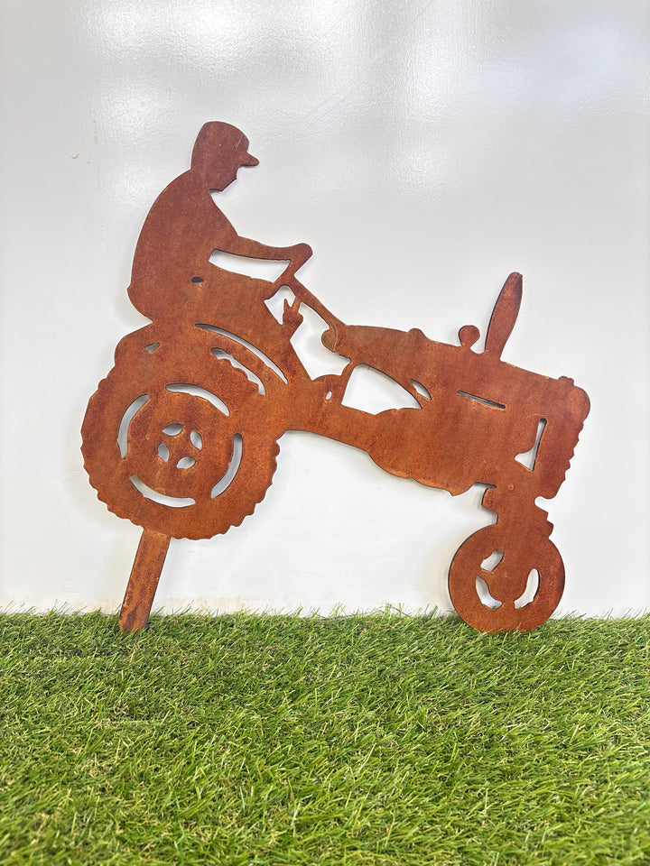 Tractor Metal Garden Art