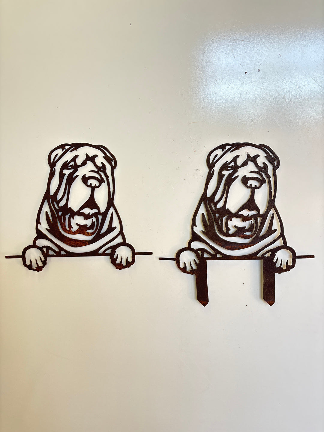 Shar Pei - Dog Memorial Plaque - Metal Art