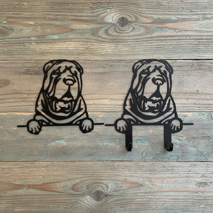 Shar Pei - Dog Memorial Plaque - Metal Art