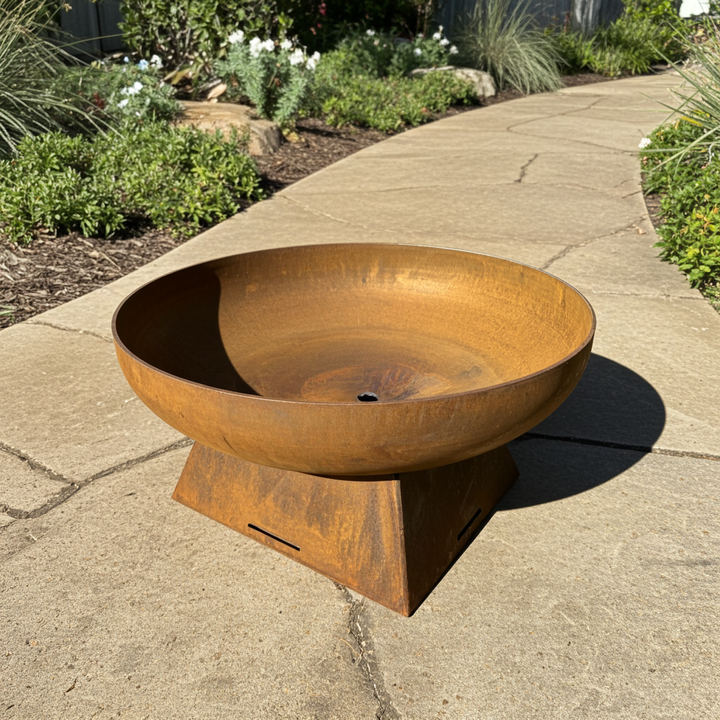 Contemporary Shallow Bowl Fire Pit