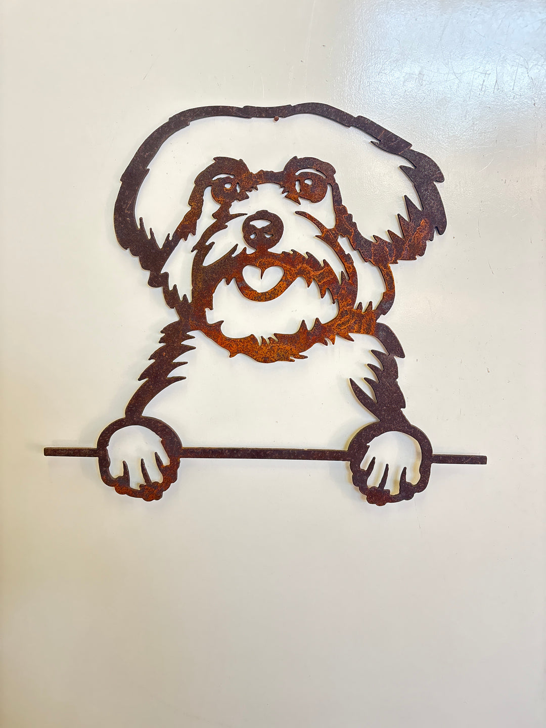 Maltese - Dog Memorial Plaque - Metal Art