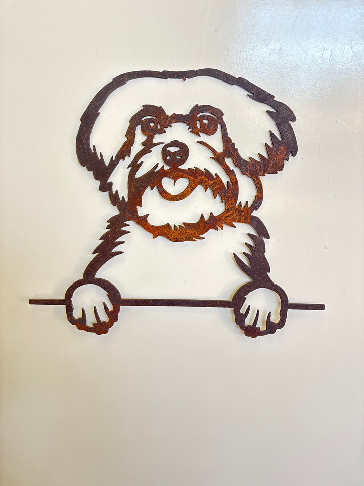 Maltese - Dog Memorial Plaque - Metal Art