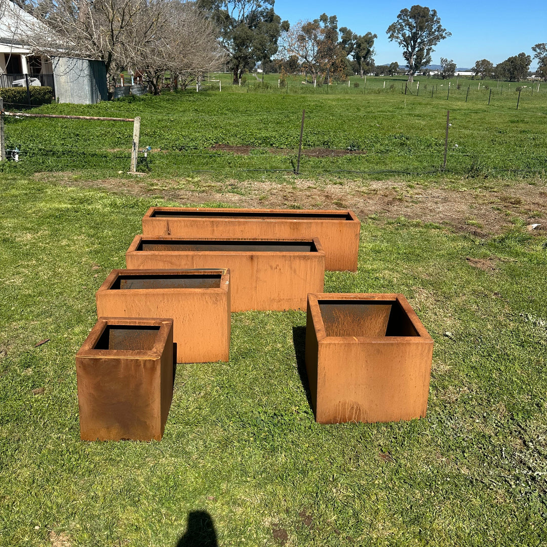 Steel Planter Boxes – Heavy Duty Australian Made Garden Planters