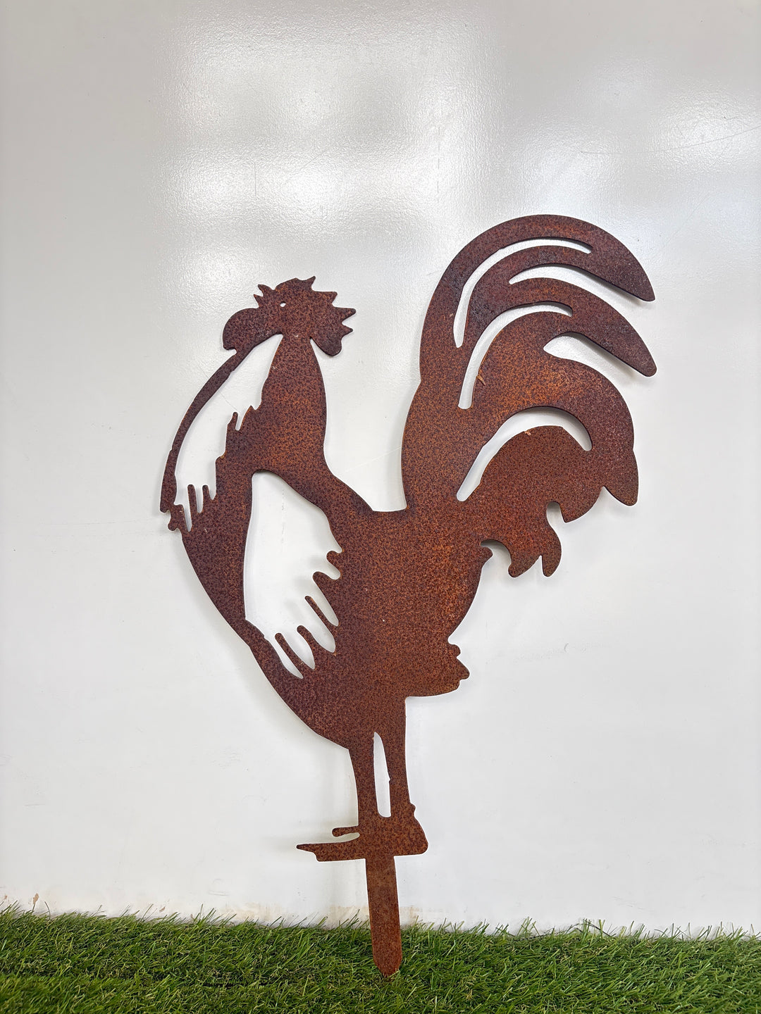 Rooster Metal Garden Art
