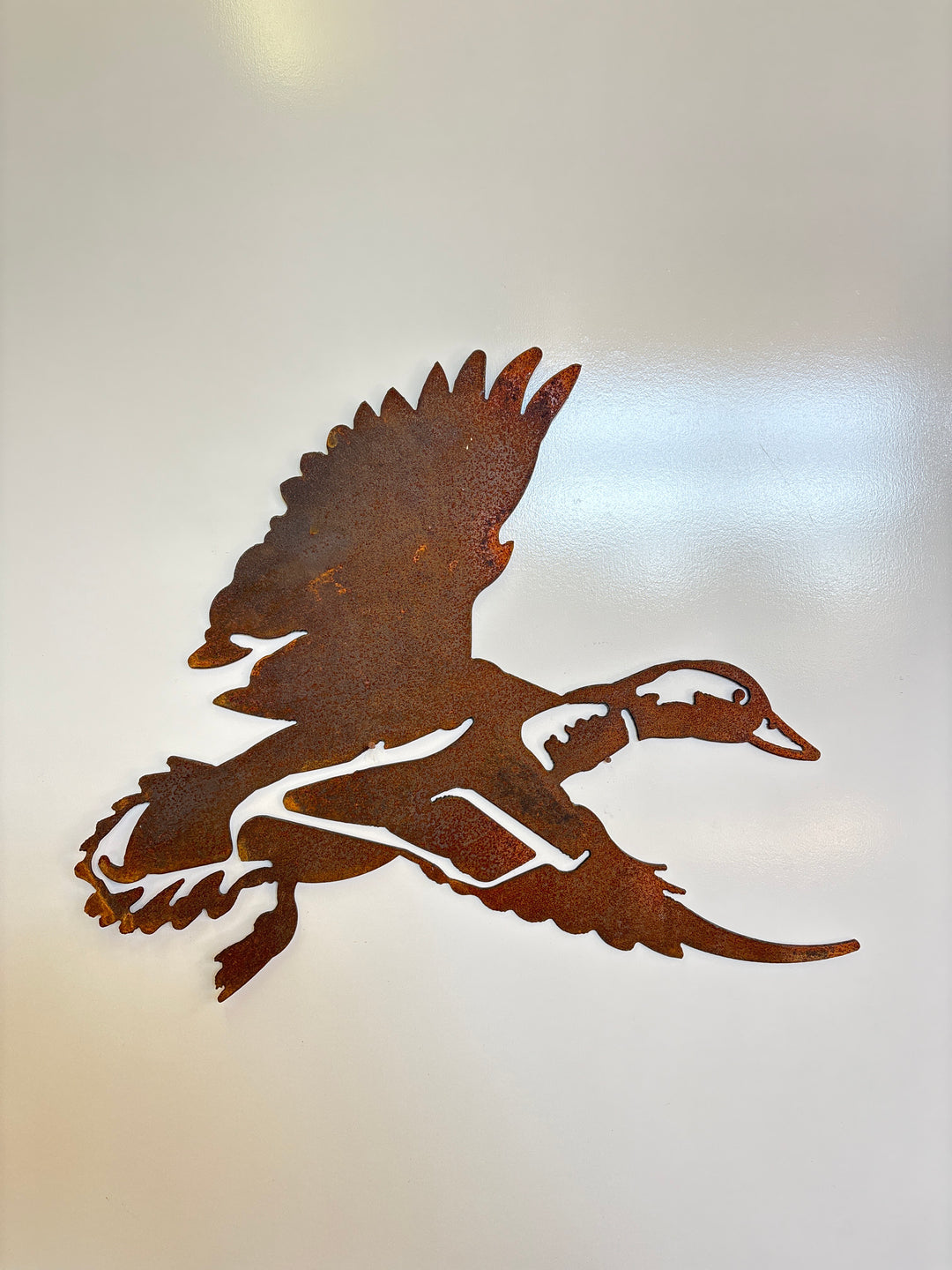 Flying Duck Metal Wall Art