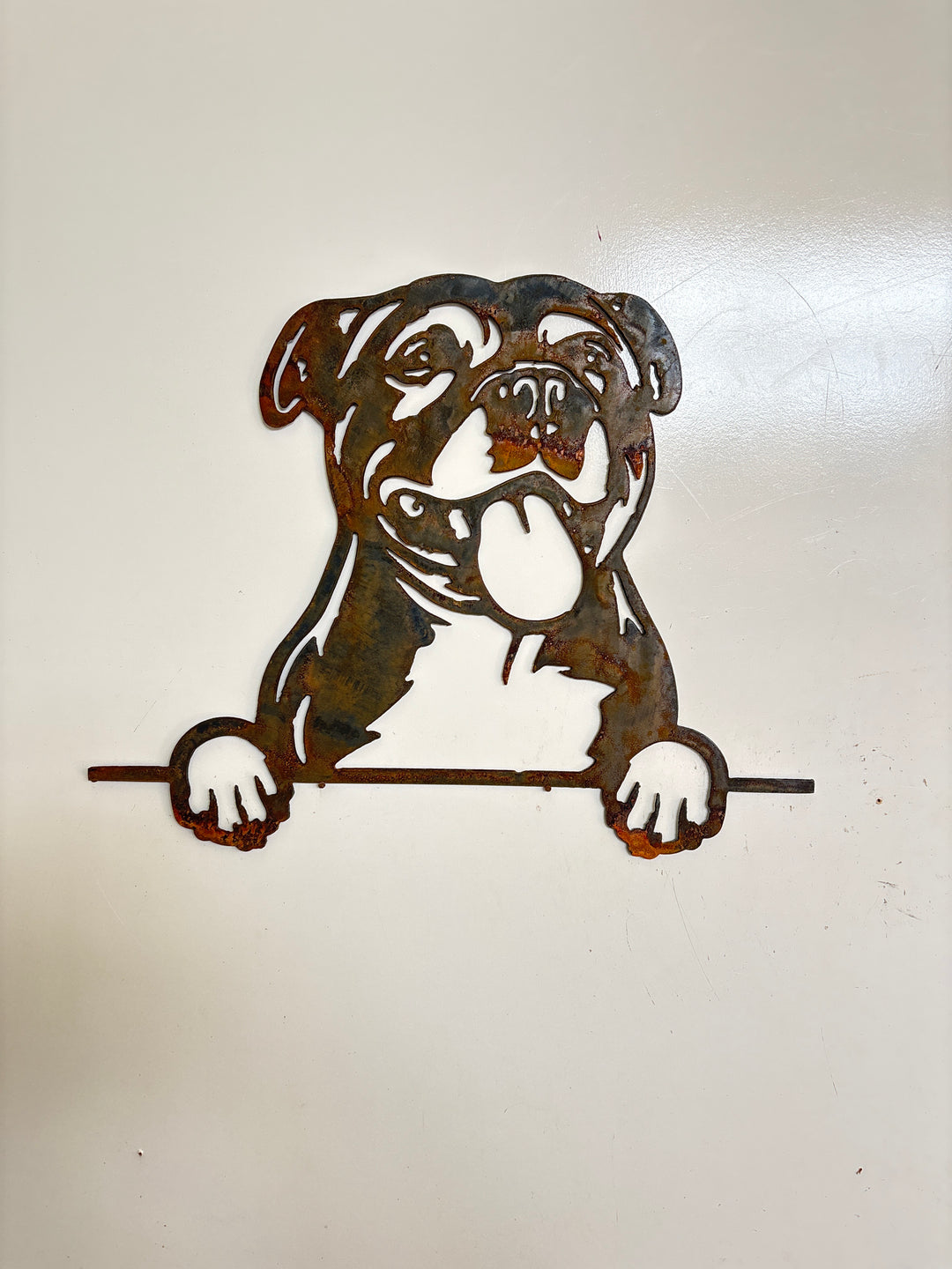 Staffordshire Bull Terrier - Staffy - Dog Memorial Plaque - Metal Art