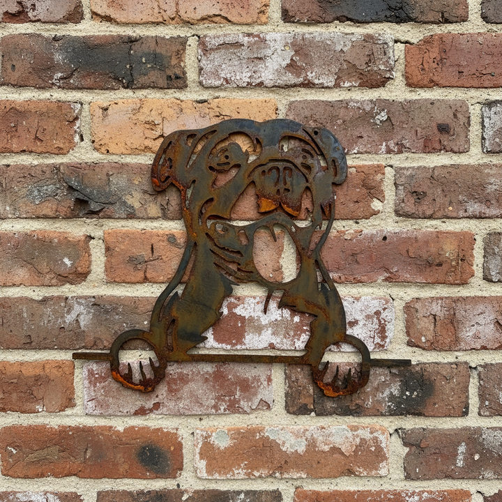 Staffordshire Bull Terrier - Staffy - Dog Memorial Plaque - Metal Art