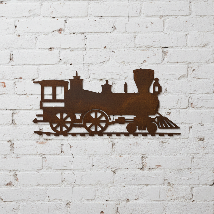 Train Metal Wall Art