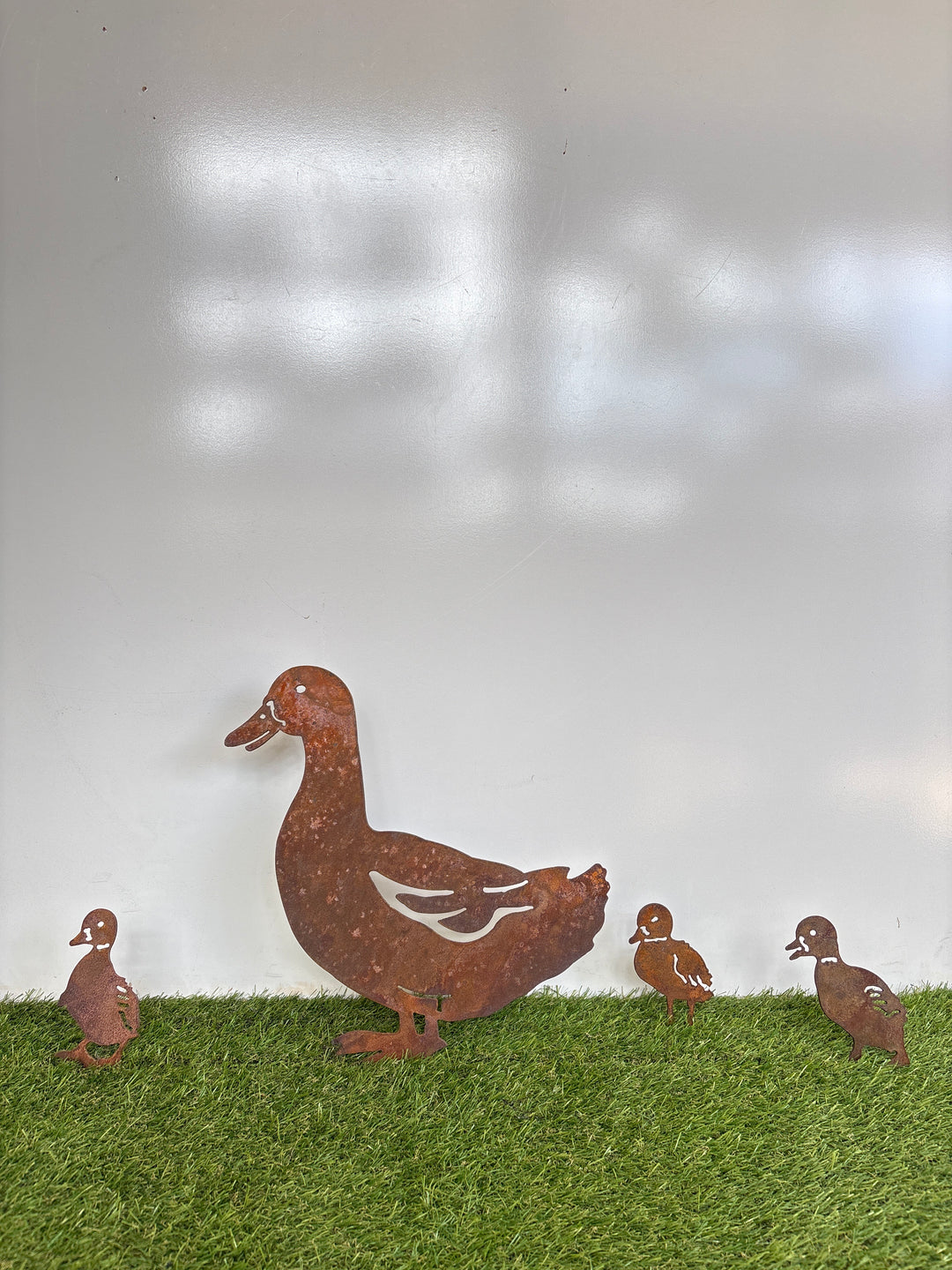 Duck and/or Ducklings - Animal Metal Garden Art