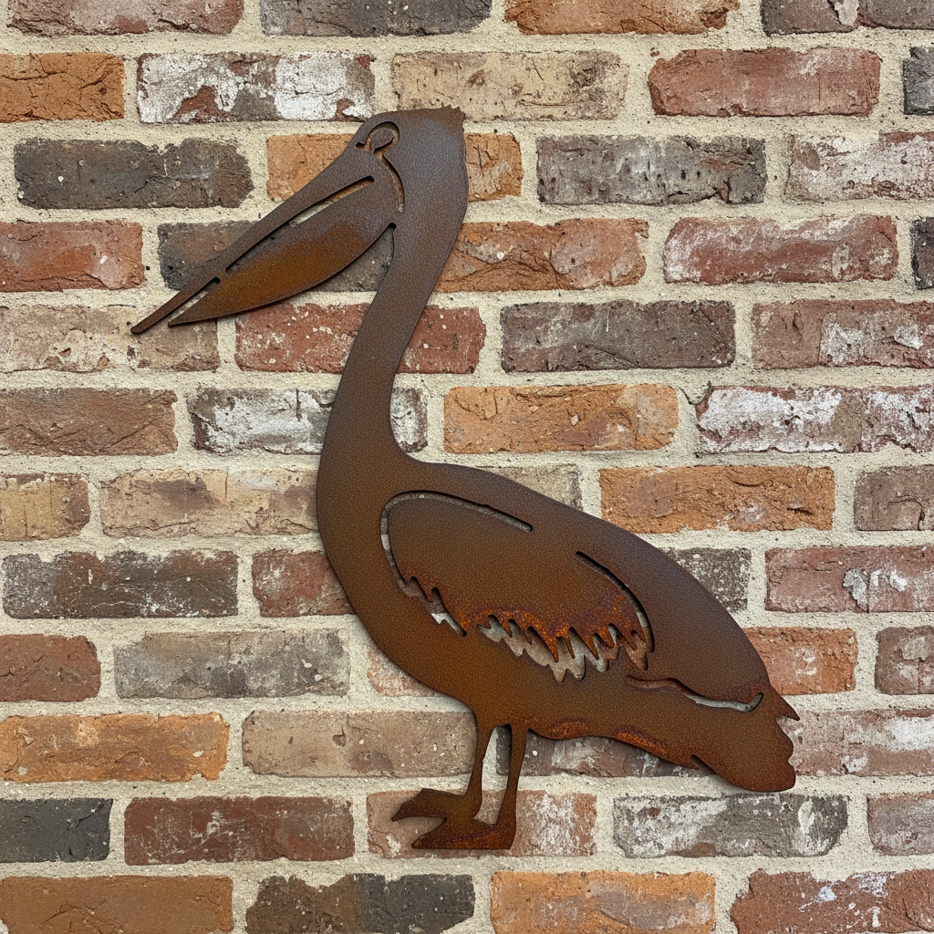 Pelican Metal Wall Art