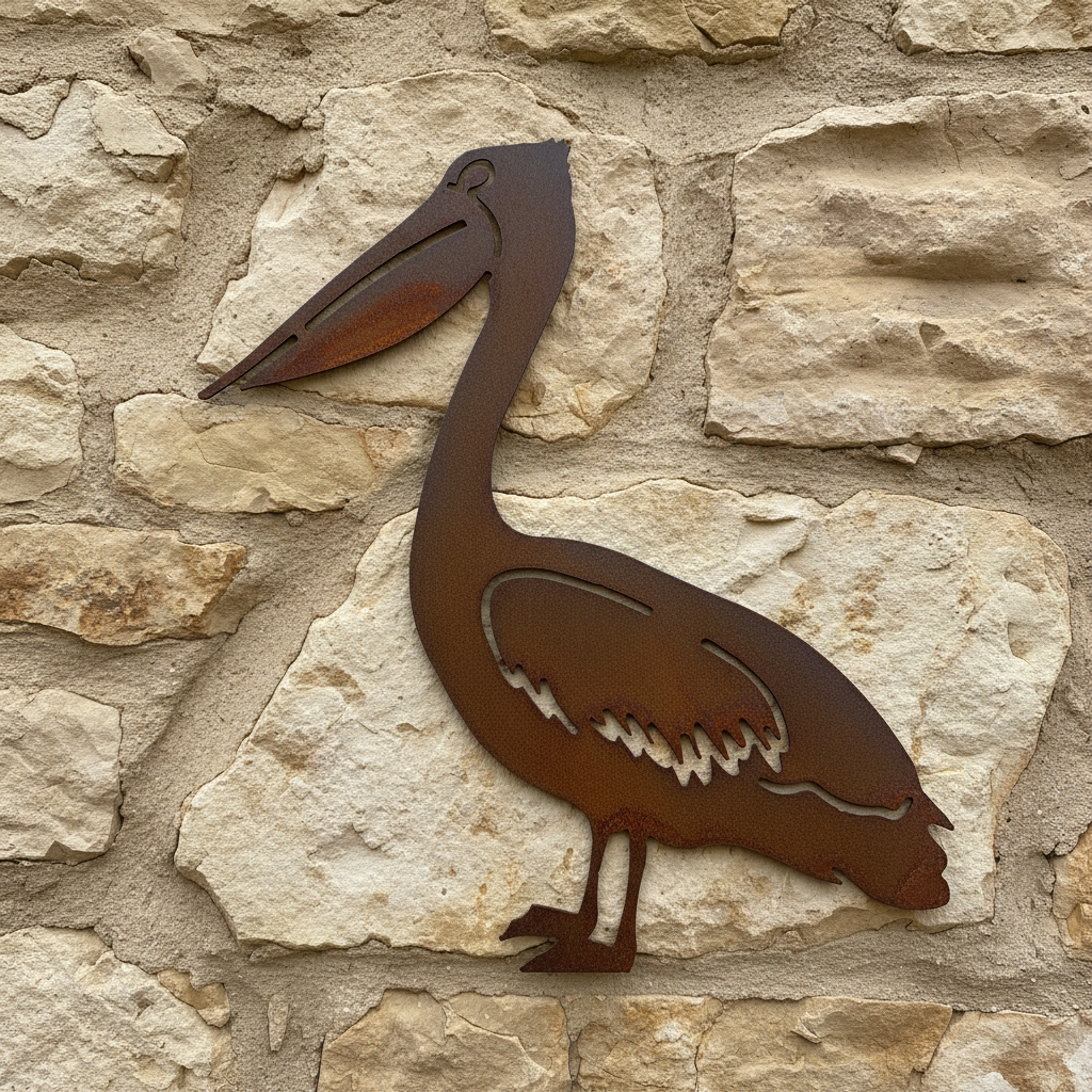 Pelican Metal Wall Art