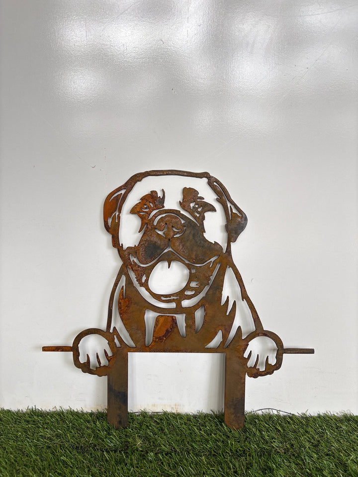Bullmastiff - Dog Memorial Plaque - Metal Art