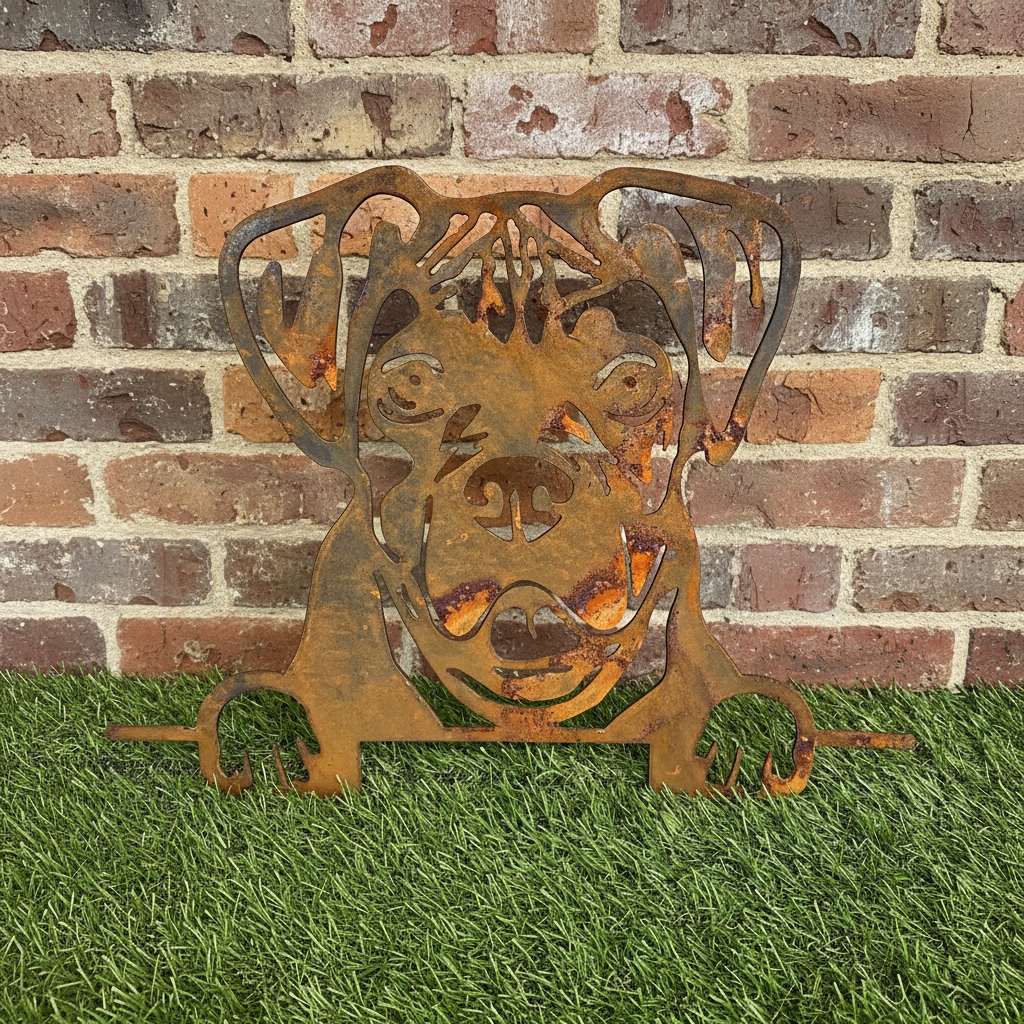 Boxer - Dog Memorial Plaque - Metal Art – Old n Dazed