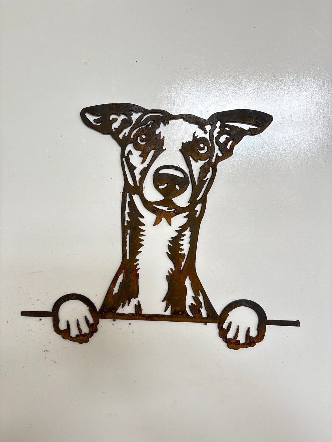 Whippet - Dog Memorial Plaque - Metal Art