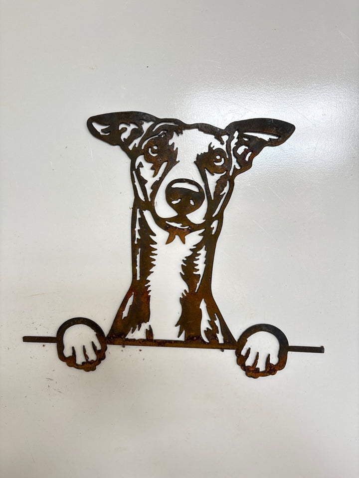 Whippet - Dog Memorial Plaque - Metal Art