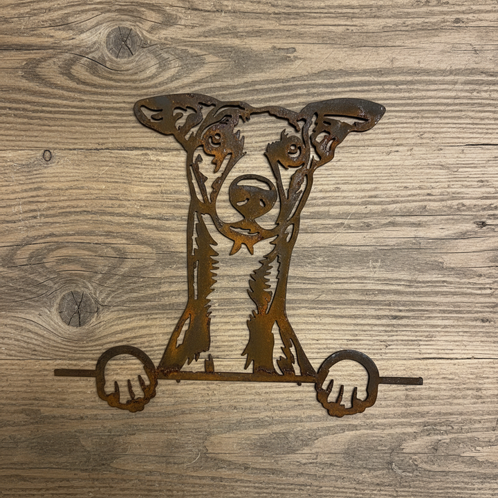 Whippet - Dog Memorial Plaque - Metal Art