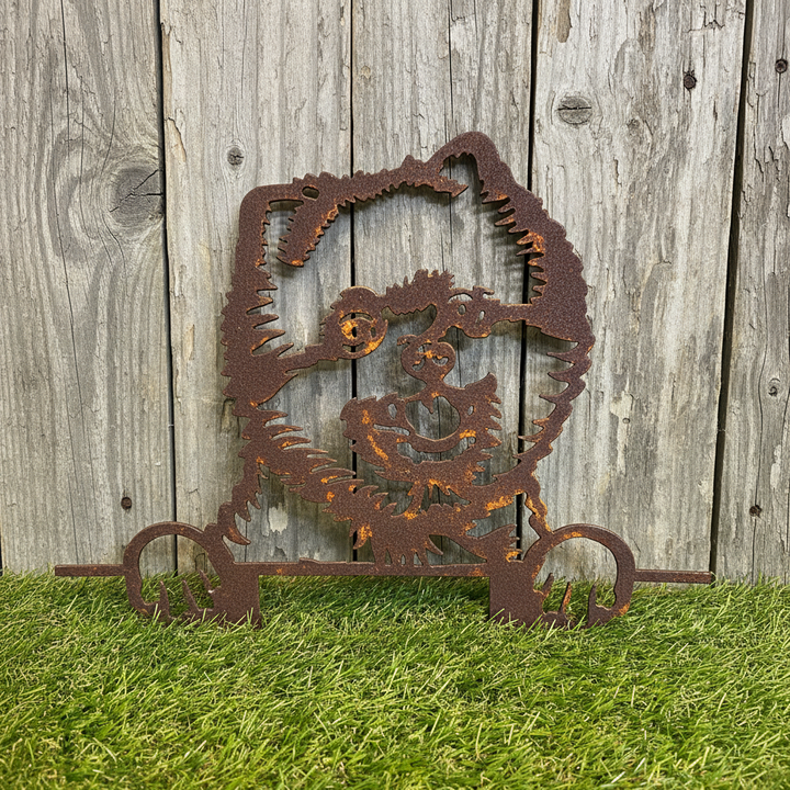 Pomeranian - Dog Memorial Plaque - Metal Art