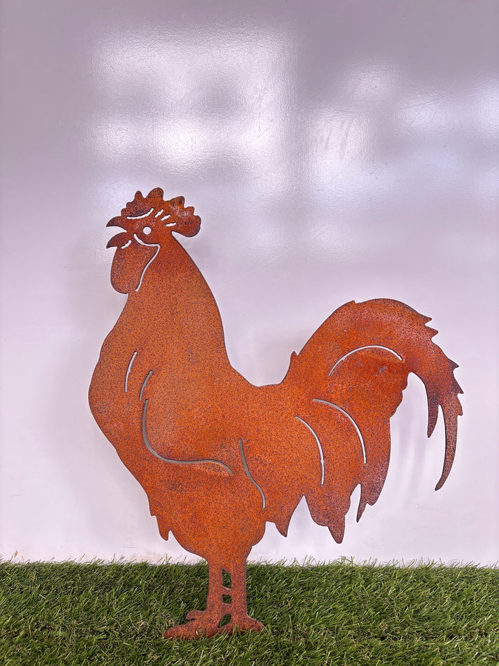 Chicken, Rooster and/or Chicks - Animal Metal Garden Art