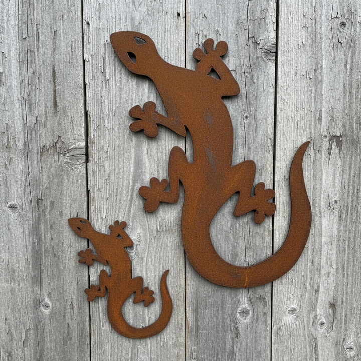 Gecko Metal Wall Art